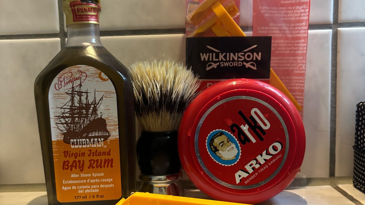 Wilkinson Sword Pronto - Arko sabun - Clubman Bay Rum - çok keyifli bir tıraş oldu 👍🏻