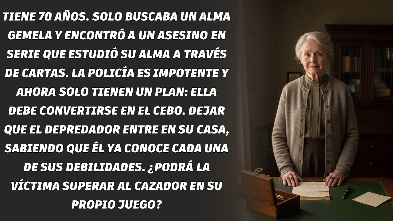 Un detective me propuso, una viuda de 70 años, que sirviera de cebo para un maníaco.