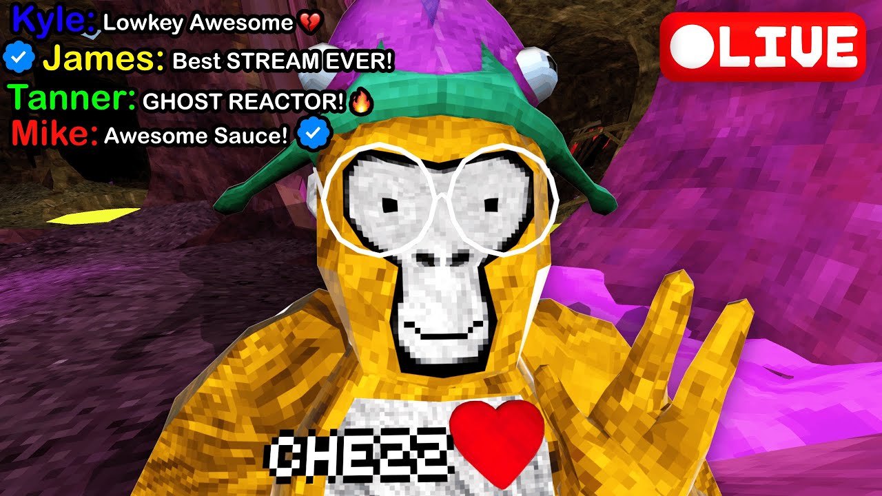 Gorilla Tag GHOST REACTOR LIVE w/ Viewers