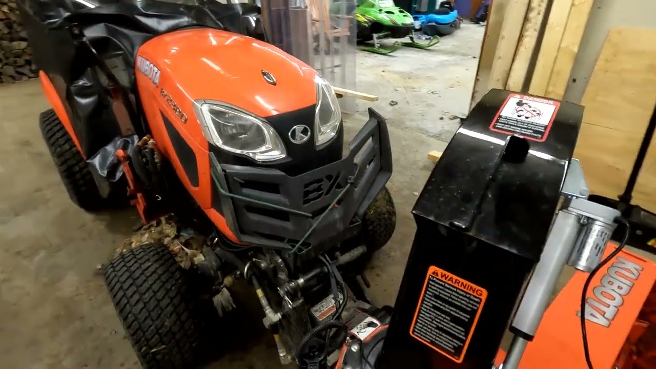 Kubota BX2380 Snowblower Mods! Electric rotation and deflection! DIY