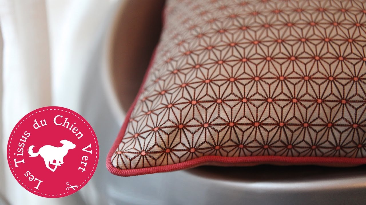 DIY - Coudre un passepoil sur un coussin
