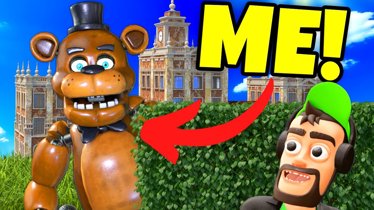 I Became Freddy Chased My Friends in a Mansion in Gmod! (Garry's Mod)