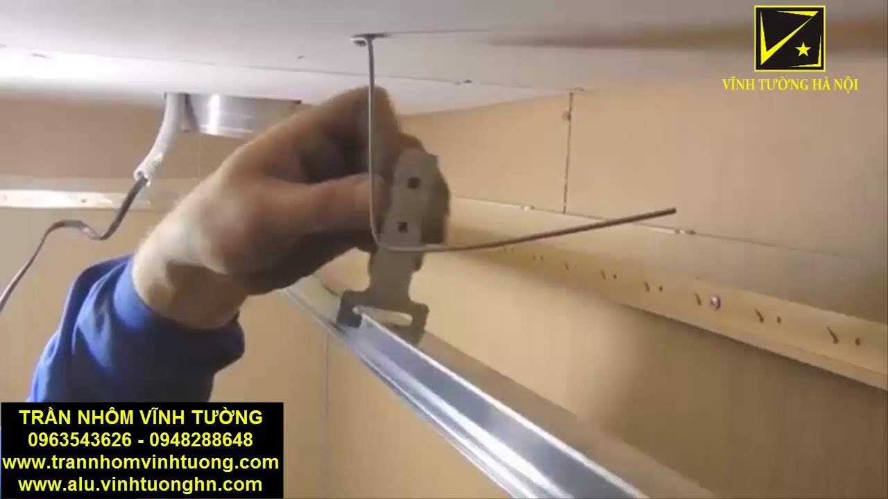 Hướng dẫn lắp đặt trần nhôm