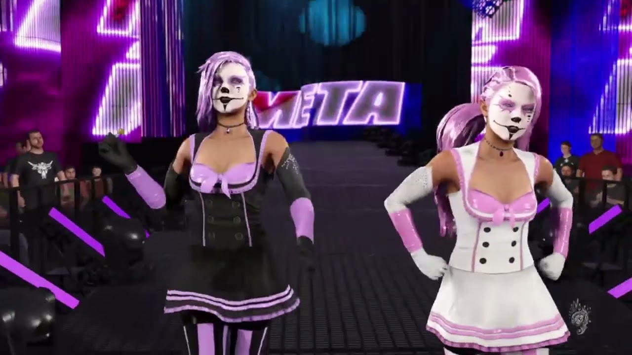 WWE2K25 Custom Universe: Enter The M.A.W. S1E15 Match 1: Tumultuous Partnership vs Acrobat Sisters