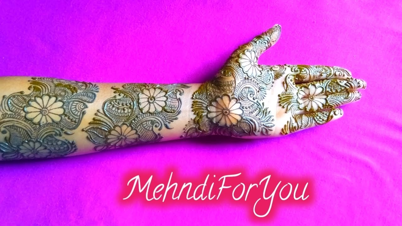 Kangan mehndi || Belt style mehndi design 2019 ||  latest Kangan mehndi design