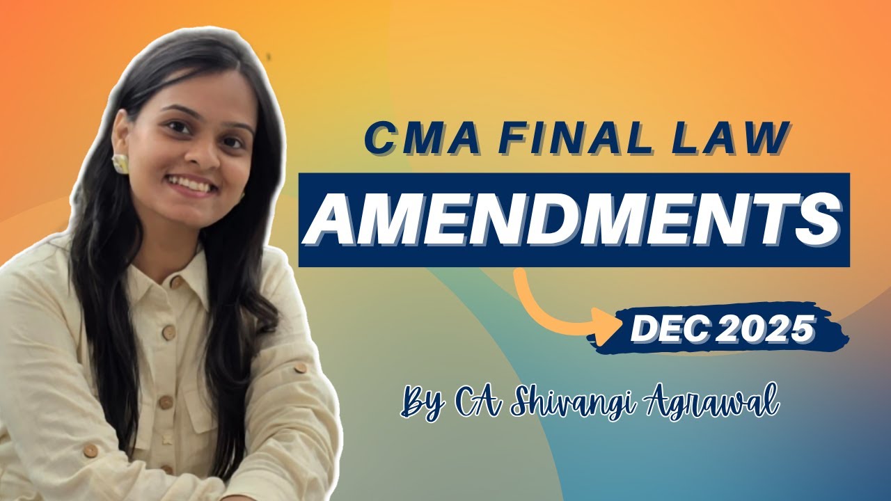 CMA Final Law Amendments Dec 2025