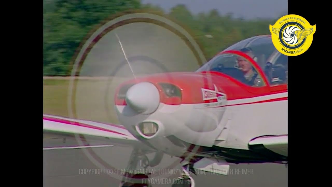 PZL M26 ISKIERKA akrobacje - pilot Wiesław Cena Lotnisko Mielec EPML