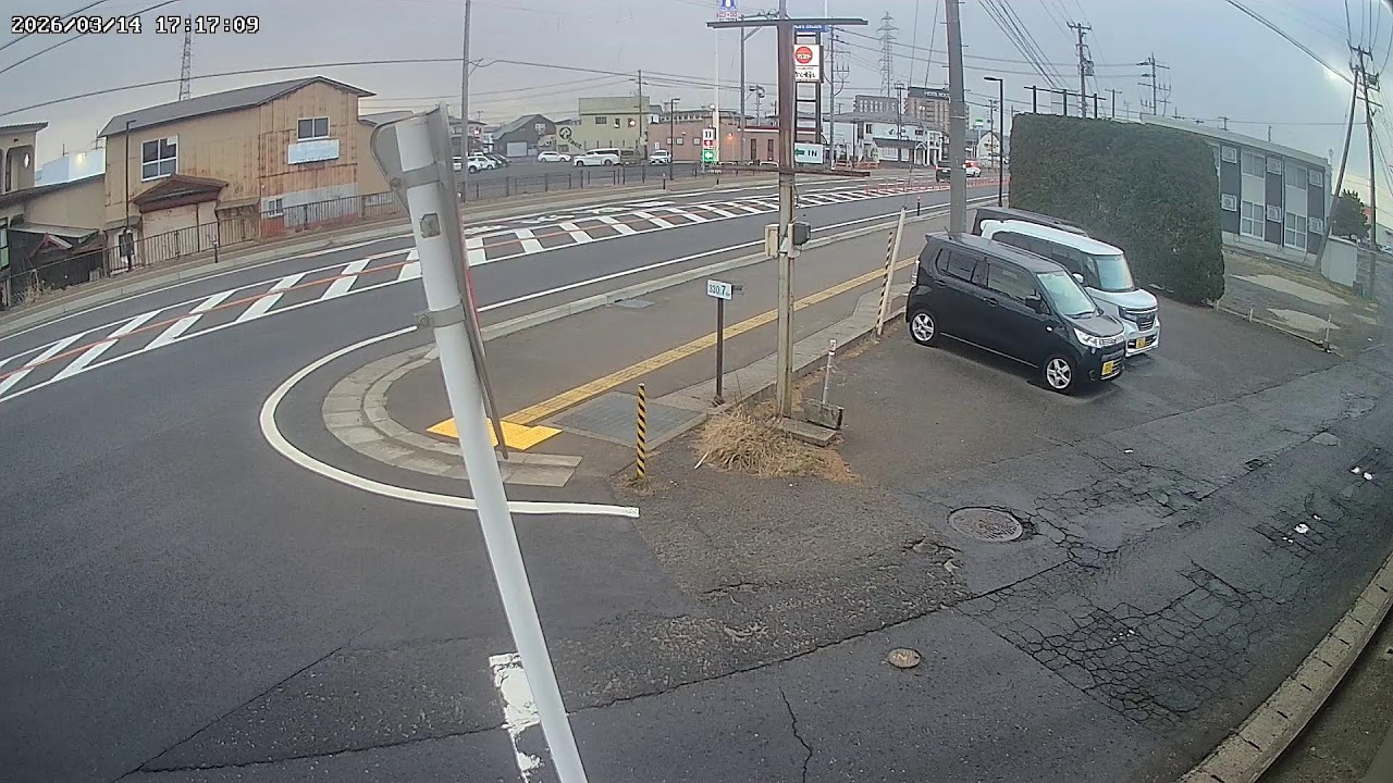 秋田県能代市下野道路沿いライブカメラ Akita Noshiro Live camera.world.cam
