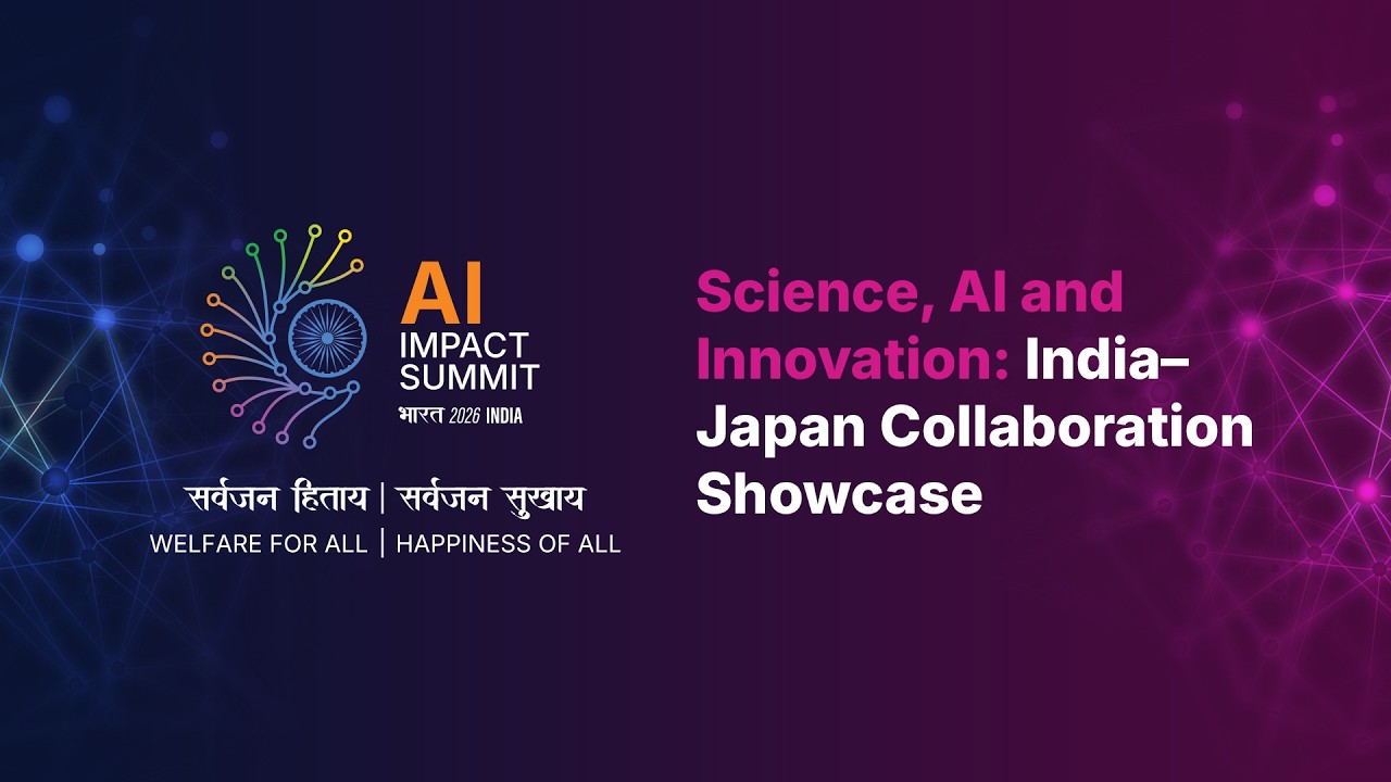 Science, AI & Innovation: India–Japan Collaboration Showcase