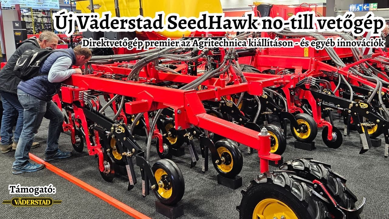 Valódi no-till vetőgép a Väderstadtól már Európában is! Svéd innovációk az Agritechnica kiállításon