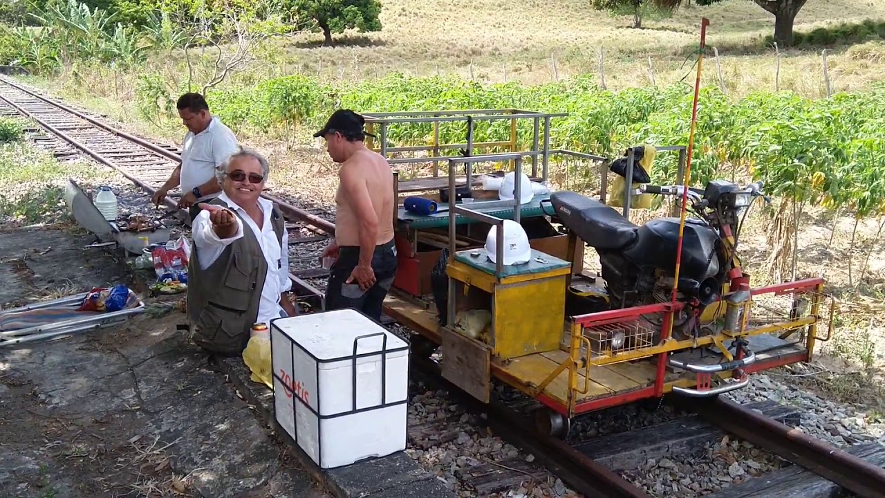 Carrinho de Linha de Trem ou Trole de Linha Férrea - Viçosa-AL - Povoado Annel. (Parte 8)