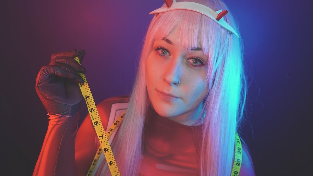 ASMR | Zero Two Measures You For Your New Space Suit!