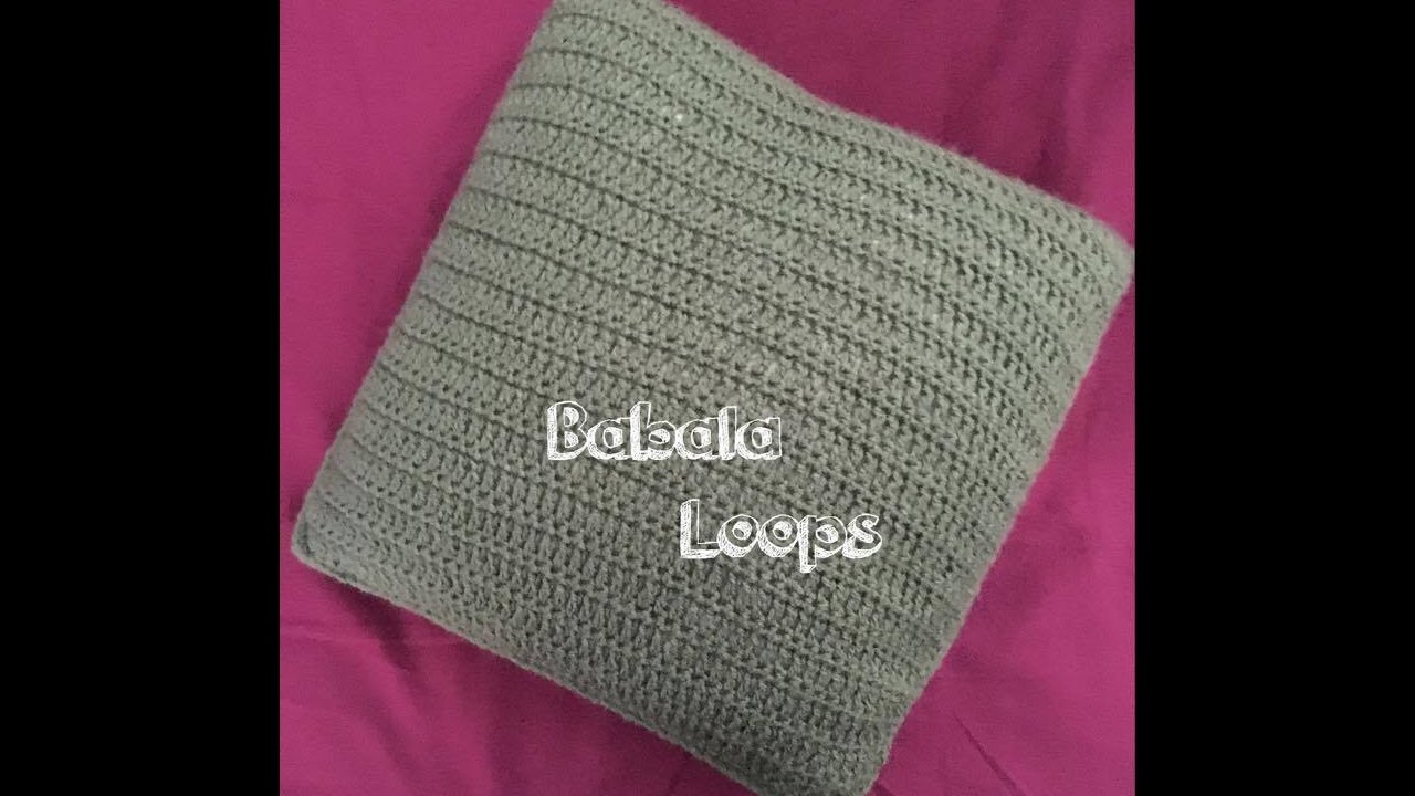 Πλεκτή μαξιλαροθήκη | Babala Loops