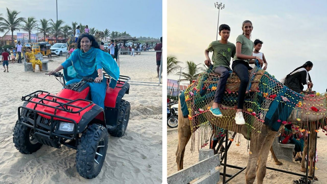 Pondy Marina beach by C3 || Travel and entertainment vlog