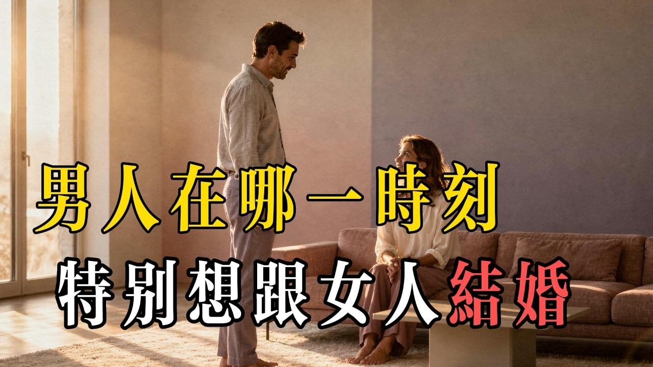 男人在哪個瞬間，會突然想和妳一輩子？