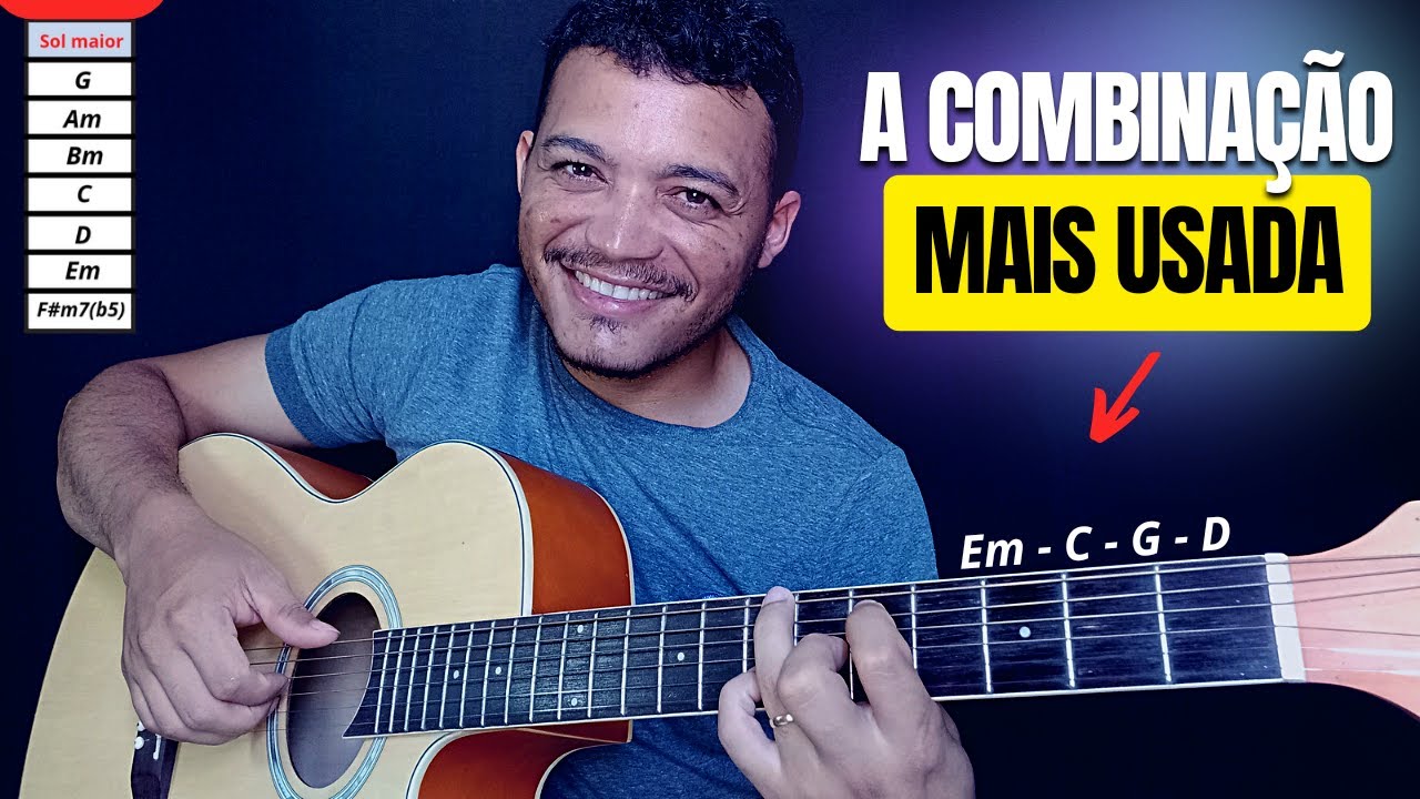 Uma PROGRESSÃO harmônica com CENTENAS de músicas fáceis de tocar no violão | Muito usada nas músicas