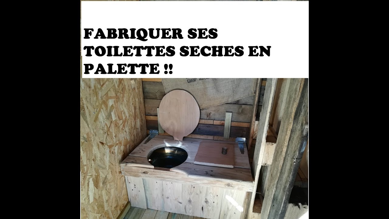 Fabriquer ses toilettes sèches en palette !!![gratuit !!]
