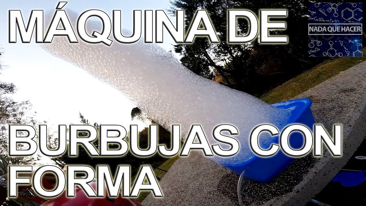 Maquina de Espuma de Burbujas de Helio con Forma! |NQUEH