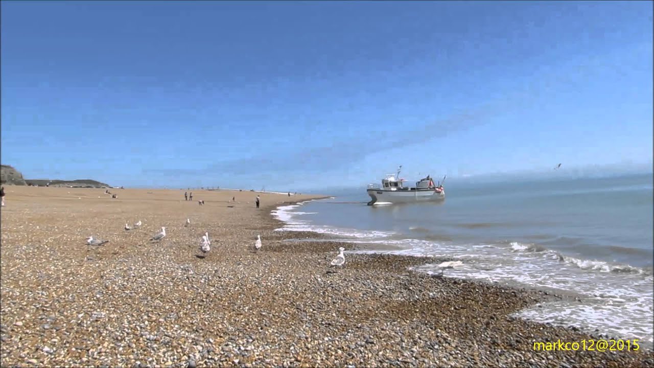 Hastings fishing fleet beach East Sussex 13- 05- 15 HD