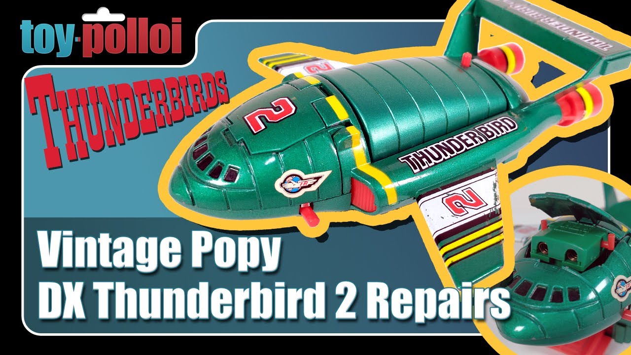 Vintage Japanese Popy DX Thunderbird 2 repairs - Toy Polloi
