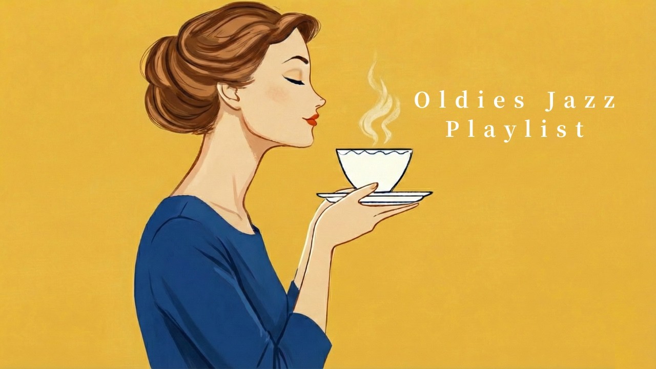 vintage spring morning coffee jazz