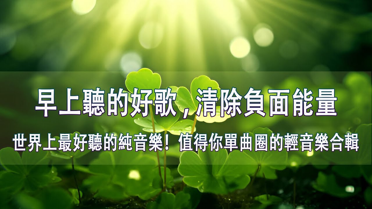 早上最適合聽的輕音樂 - 輕鬆柔和的舒壓音樂 | 身心放鬆 | 純音樂鋼琴BGM 【 PIANO MUSIC 】