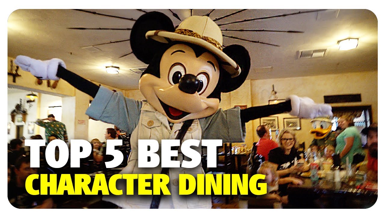 TOP 5 BEST Character Dining Experiences | Best and Worst | 07/25/17