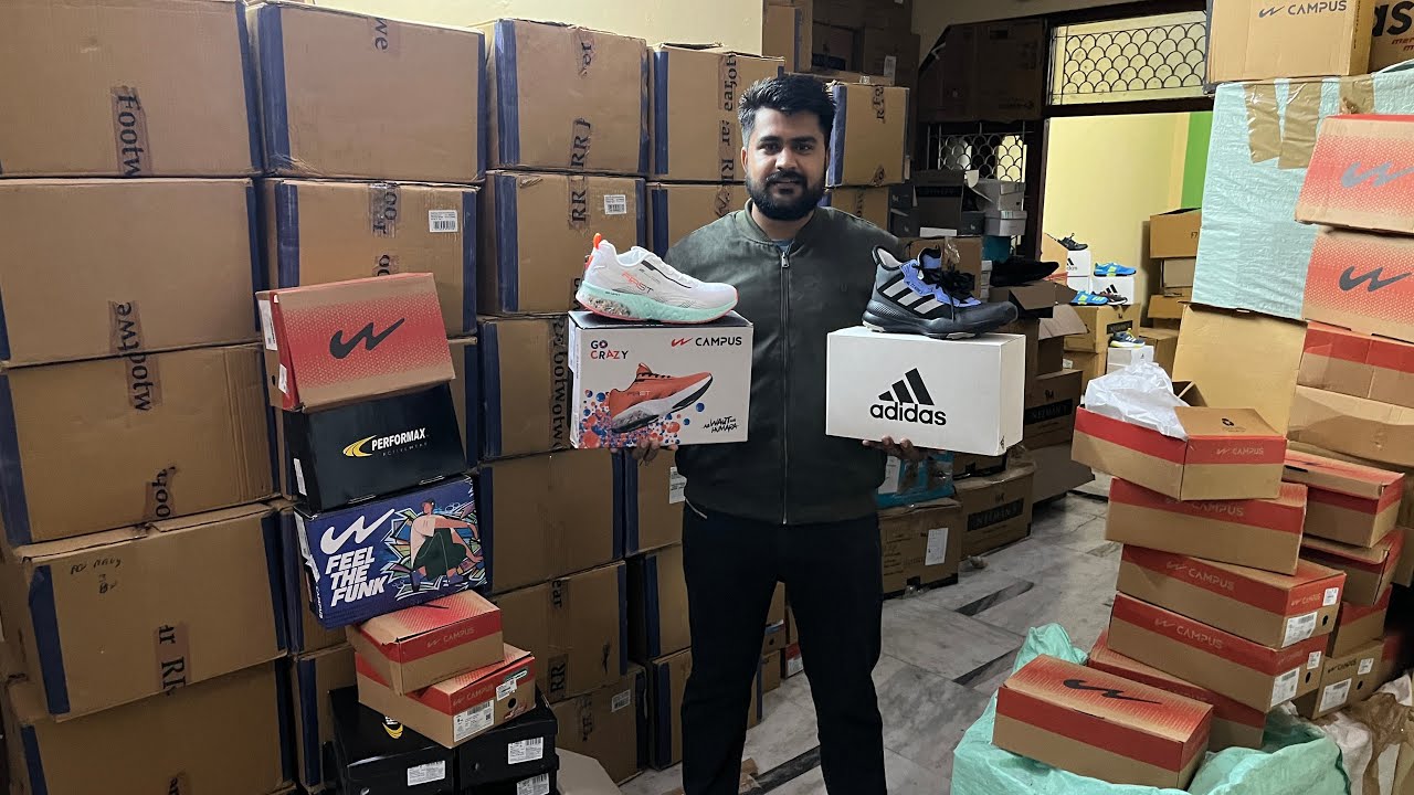 100% Original Branded Shoes | Biggest Wholesaler in Delhi | Cheapest Shoes Market
