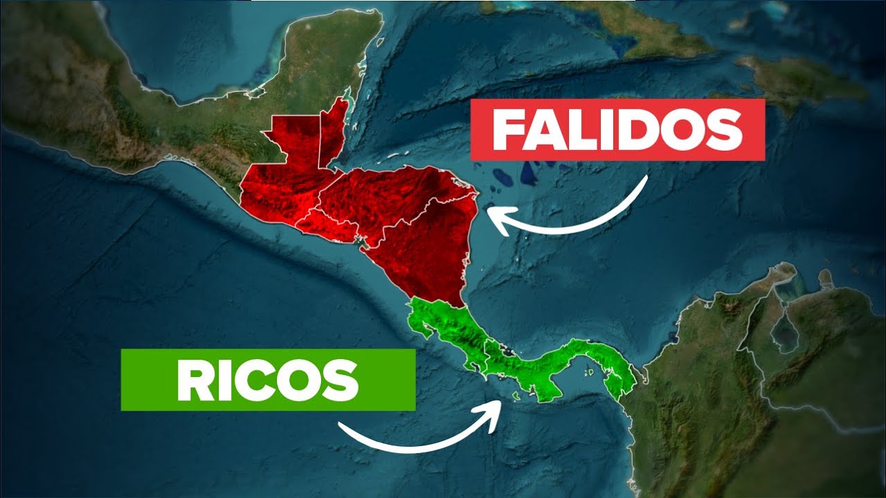 É por isso que apenas a Costa Rica e o Panamá são ricos na América Central