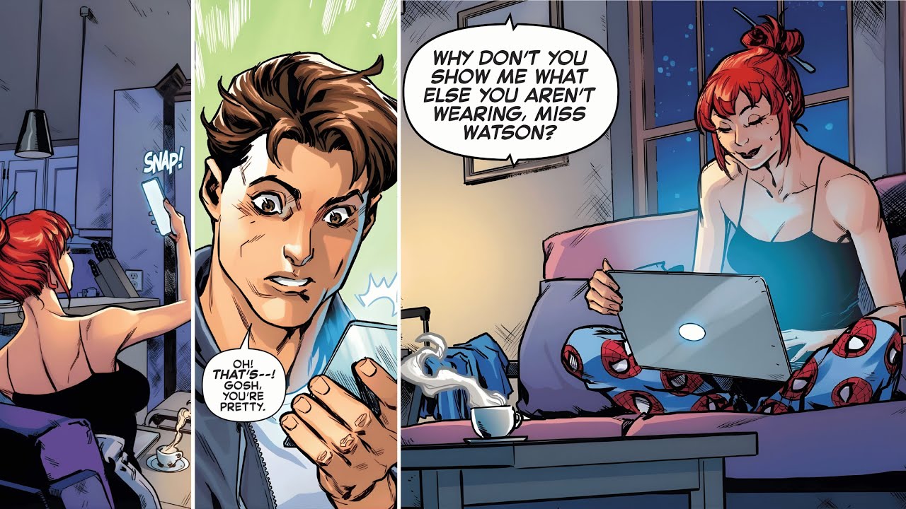 Peter Parker Gets a Surprise Selfie From MJ