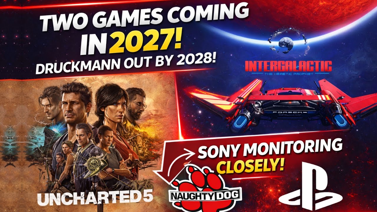 Naughty Dog выпустит две игры в 2027 году / Нил Дракманн покинет студию к 2028 году / Sony следит...