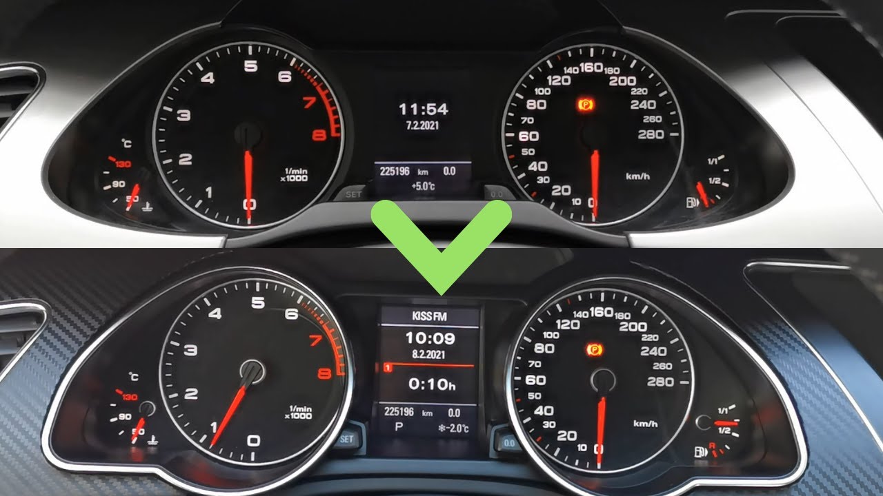 Audi A4 B8 — как обновить приборную панель на ту, что от A5