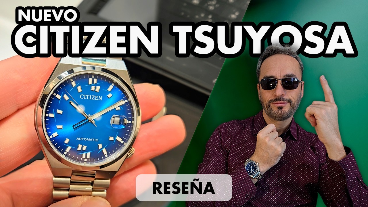 Nos probamos el CITIZEN TSUYOSA en colaboración con Seconde/Seconde