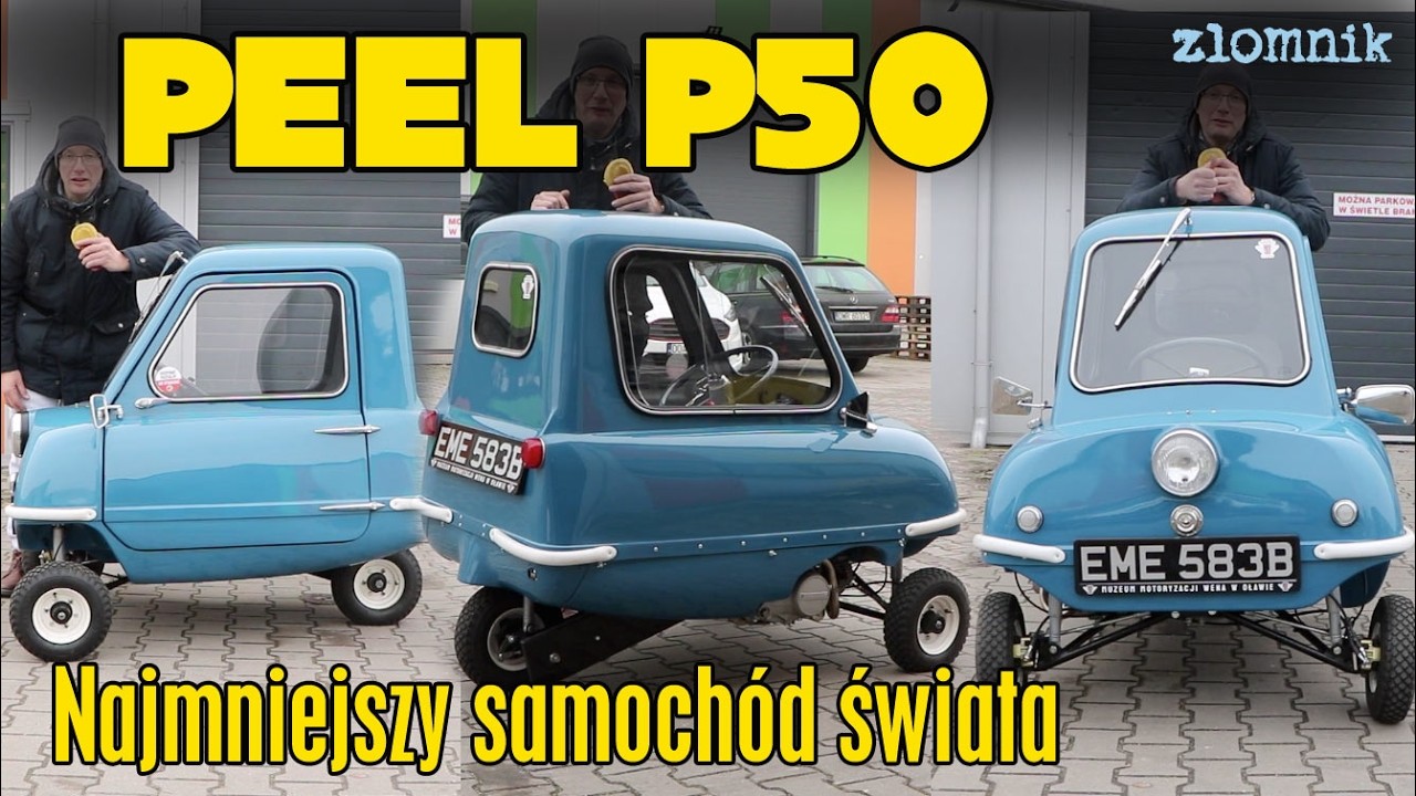 Złomnik: Peel P50. Clarkson się zmieścił, to i ja dam radę