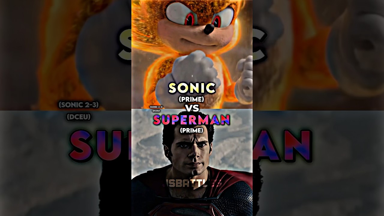 Sonic vs Superman
