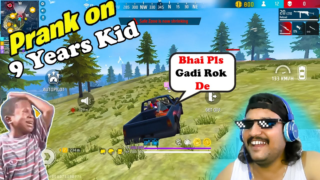9 Years Old Kid 🤪 Trolling Gameplay With Funny Moment