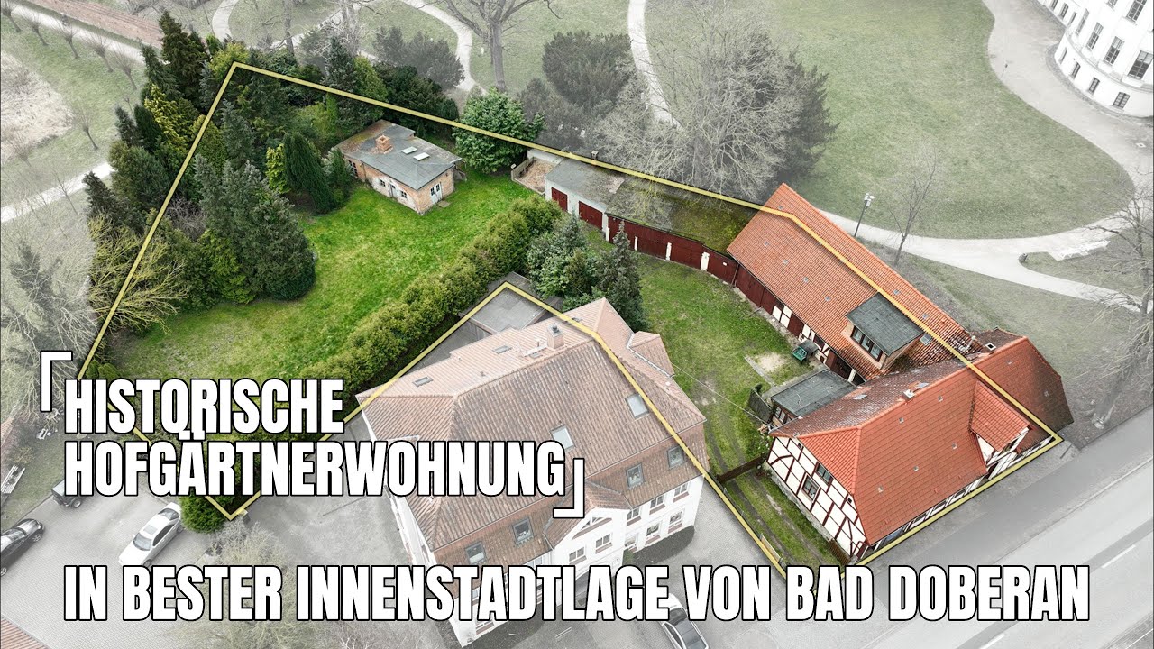 Historisches Wohn- und Geschäftshaus auf großem Grundstück in zentraler Lage von Bad Doberan