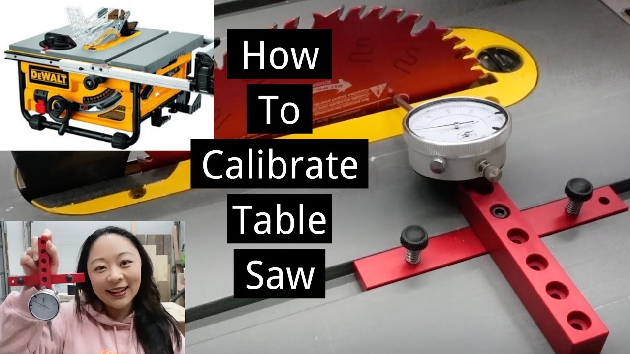 如何校准台锯｜Table saw calibration | 手把手教你校准台锯锯片