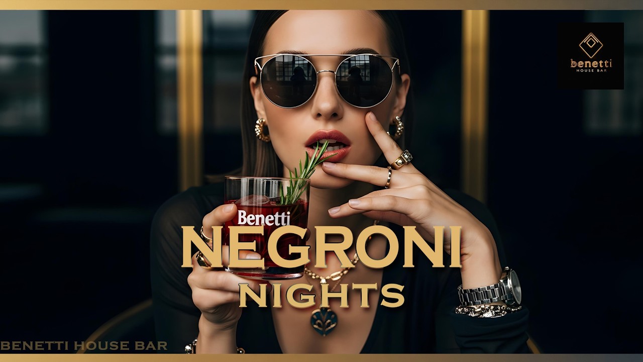 Negroni Nights | Aperitivo Deep House Mix 2026 | Milano Rooftop Bar Feelings