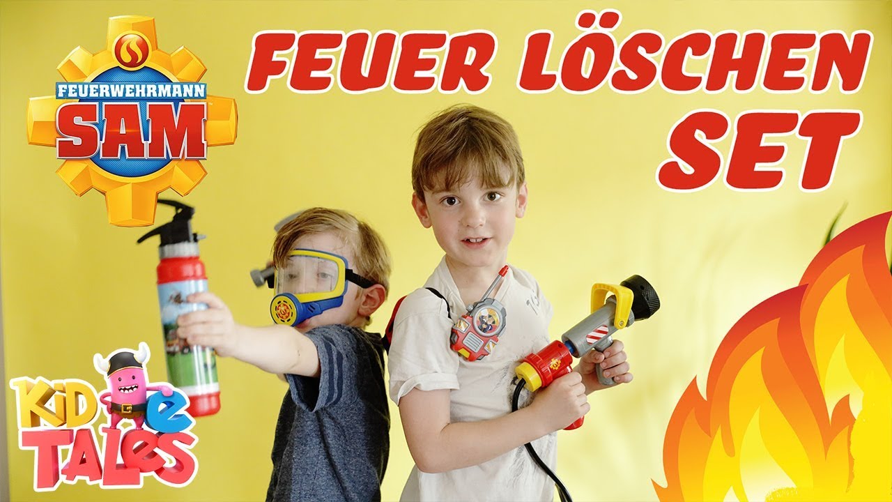 Feuerwehrmann Sam SET für Kinder | Feuerlöscher | Wasserspielzeuge