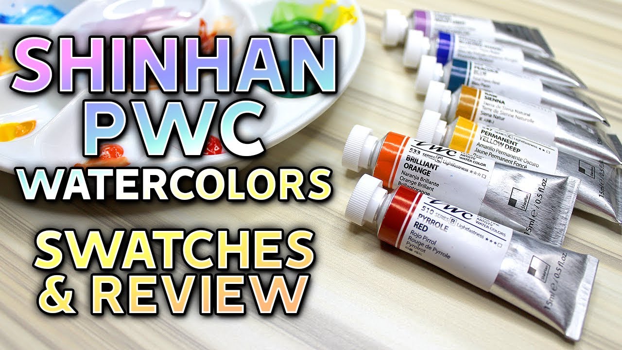 Cheap Professional-Grade Watercolors? &bull; Shinhan PWC Review & Swatches