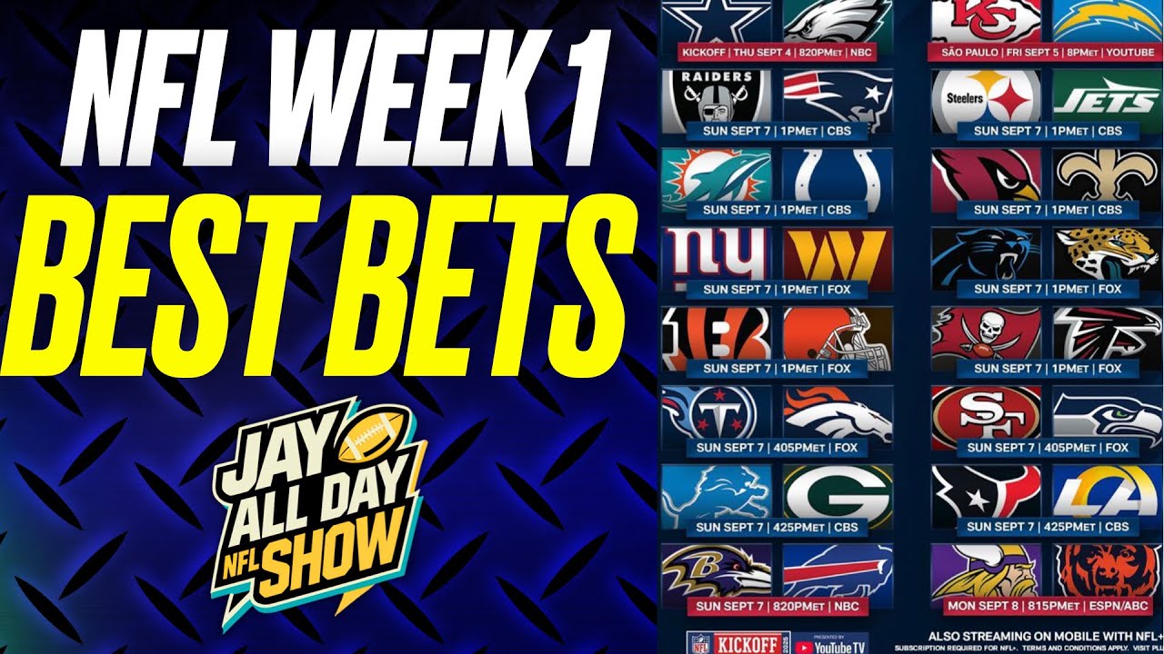 NFL WEEK 1 BEST BETS for All GAMES 2025 | Predictions for CASH