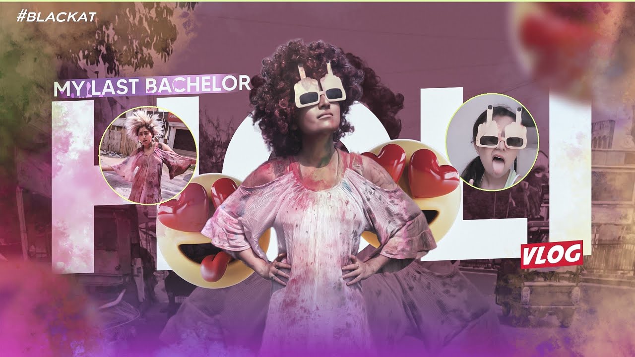 Holi Vlog | My last Bachelor Holi