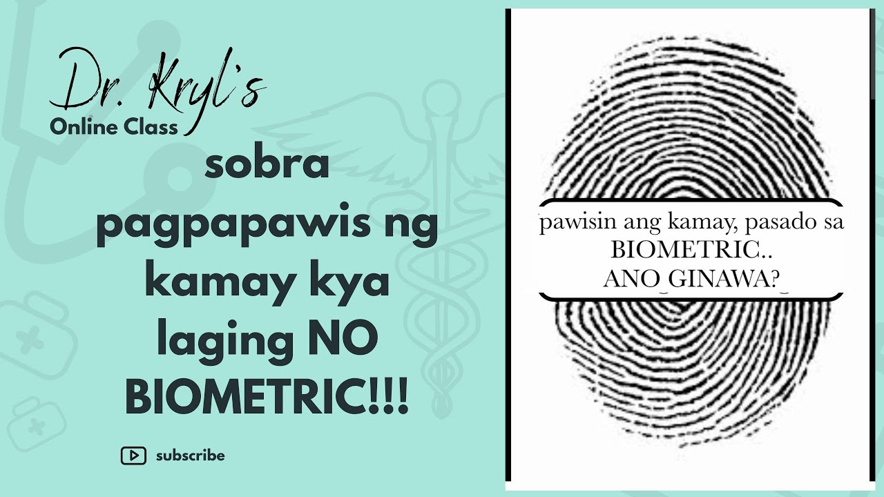 NO BIOMETRIC. PAWISIN ANG KAMAY: Nakapasa!!!