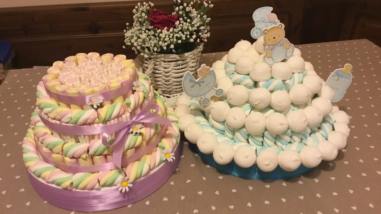 Tutorial- come realizzare una torta di marshmallow e caramelle - Candy Cake