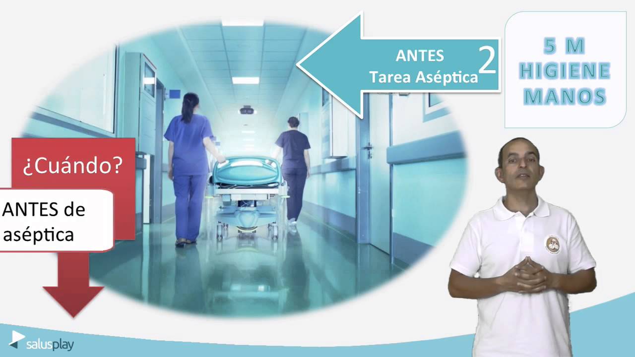 LOS 5 MOMENTOS DE LA HIGIENE DE MANOS