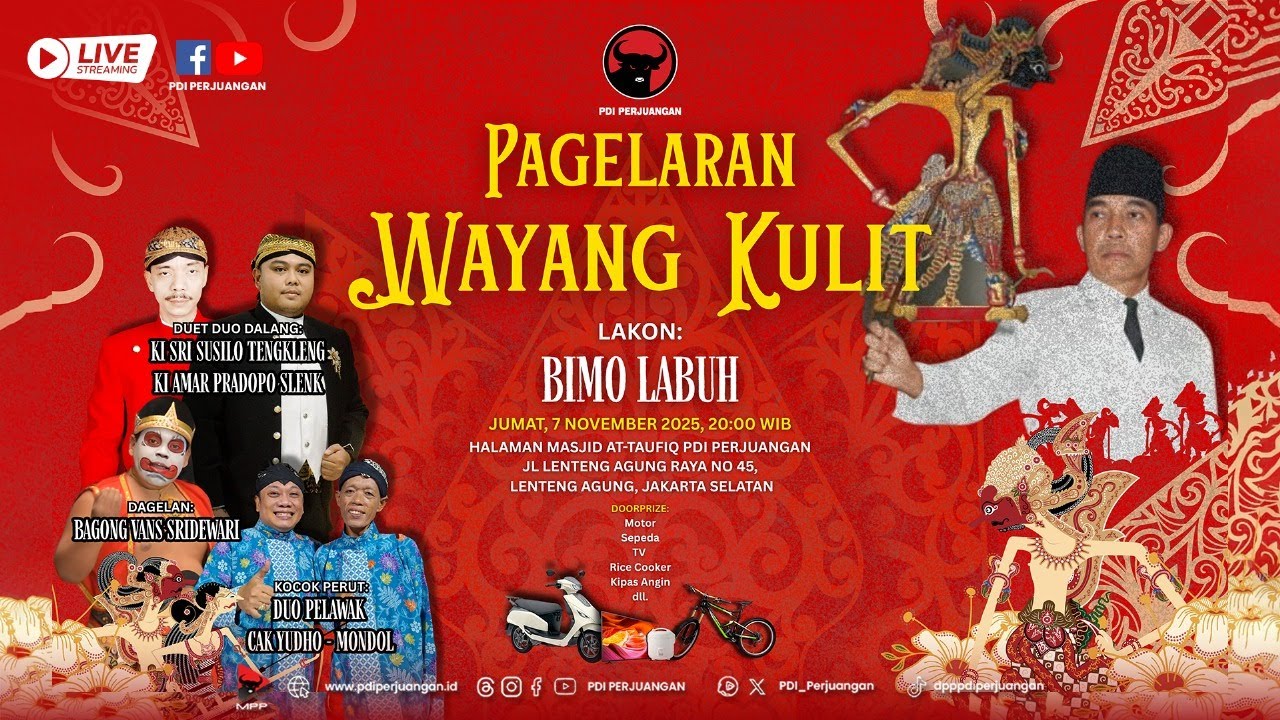 🔴 Pagelaran Wayang Kulit dengan lakon: Bimo Labuh