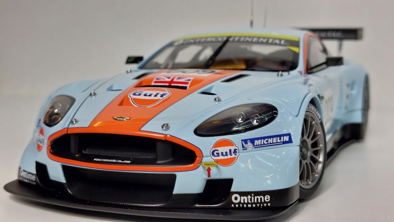 Racing Legend Aston Martin DBR9 2008 Gulf Team Autoart 1:18