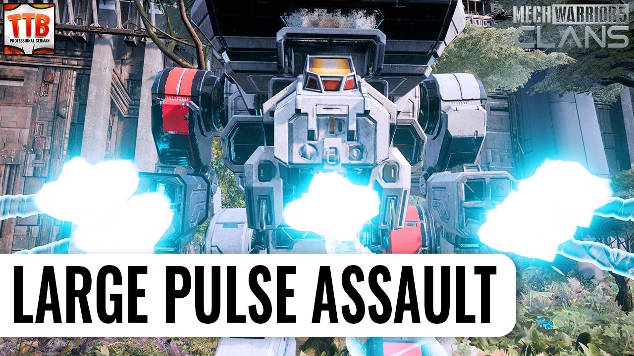 All the LARGE PULSE LASERS I could fit! - Warhawk - Mechwarrior 5 Clans