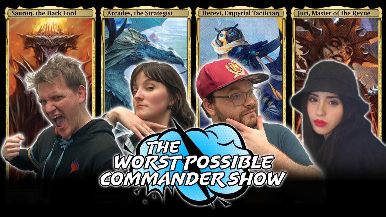 Ashlizzlle teaches Commander players about sacrifice I Sauron vs Derevi vs Juri vs Arcades WPCS #106